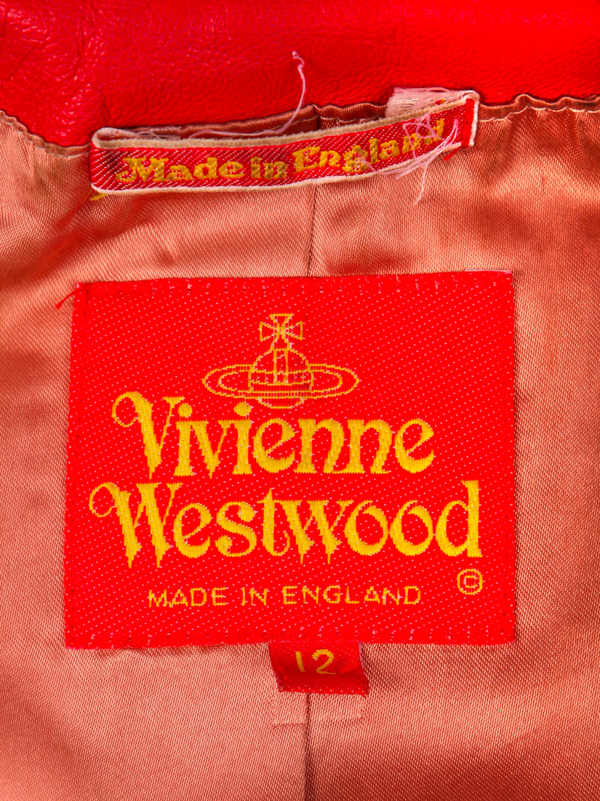 Vivienne Westwood FW 1992 Red Fur Heart Runway Jacket