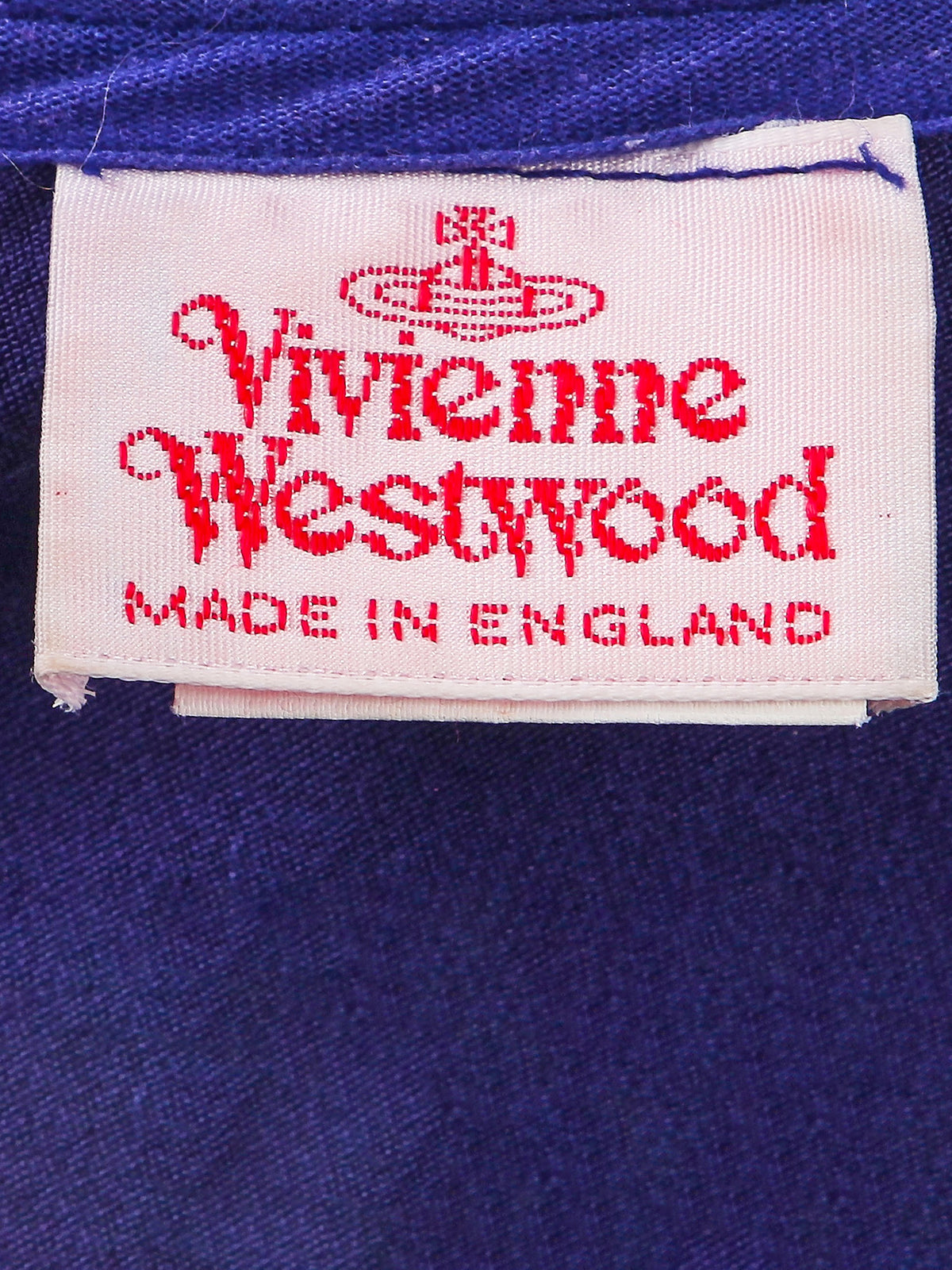 Vivienne Westwood FW 1990 Purple Portrait Collection Dress