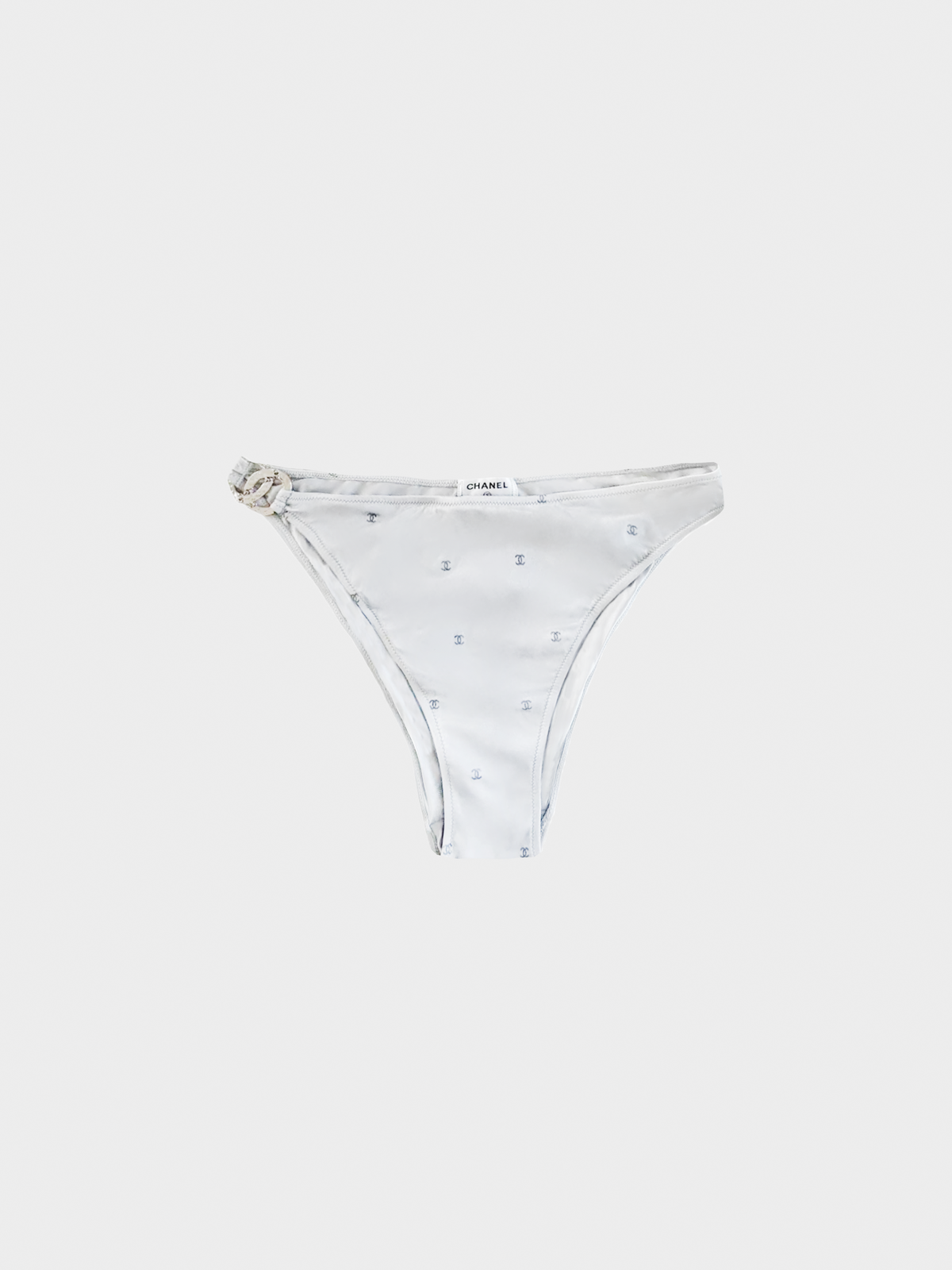 Chanel 2020s Silver CC Bikini Bottom