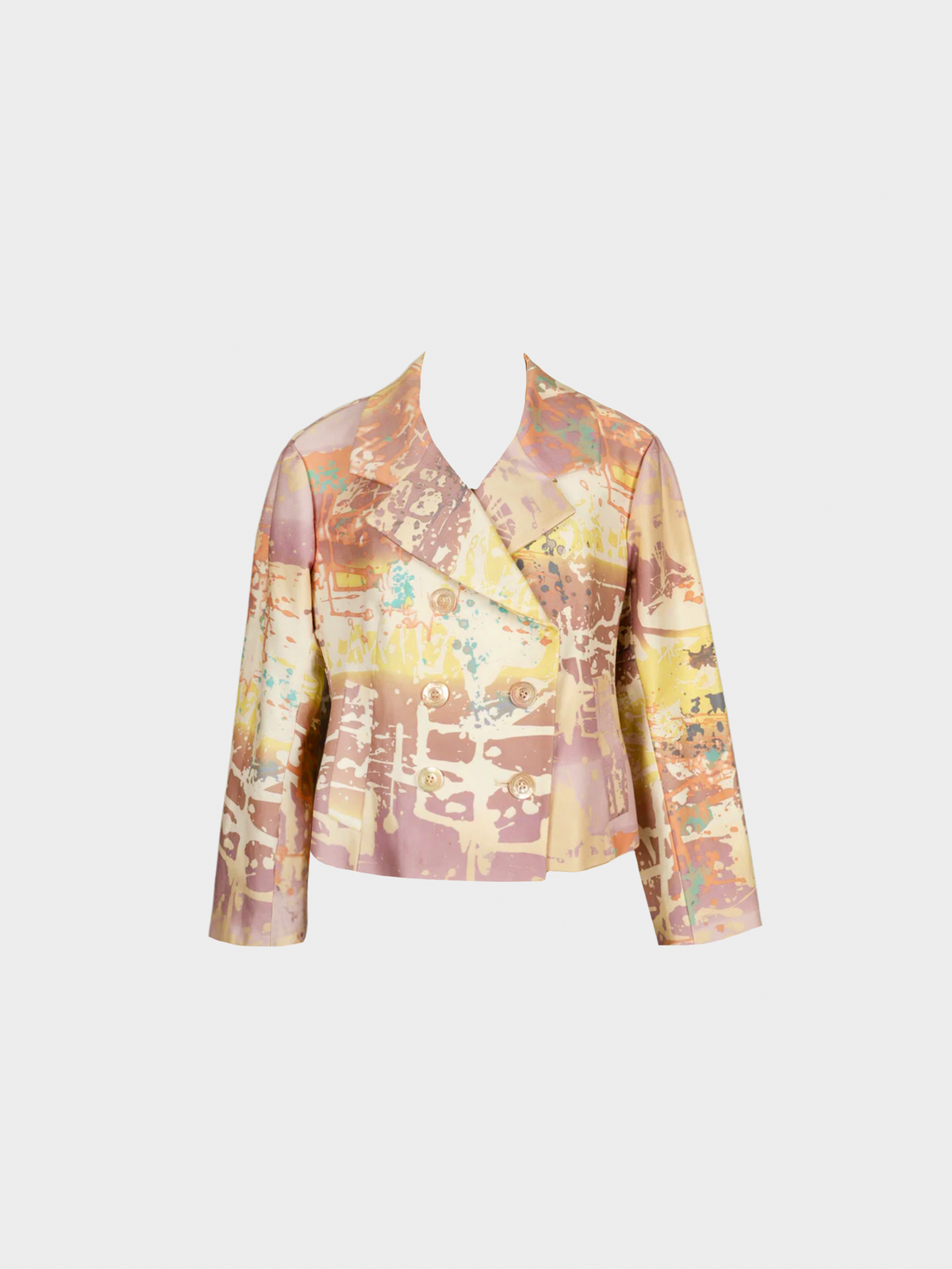 Christian Lacroix 1990s Multicoloured Printed Blazer