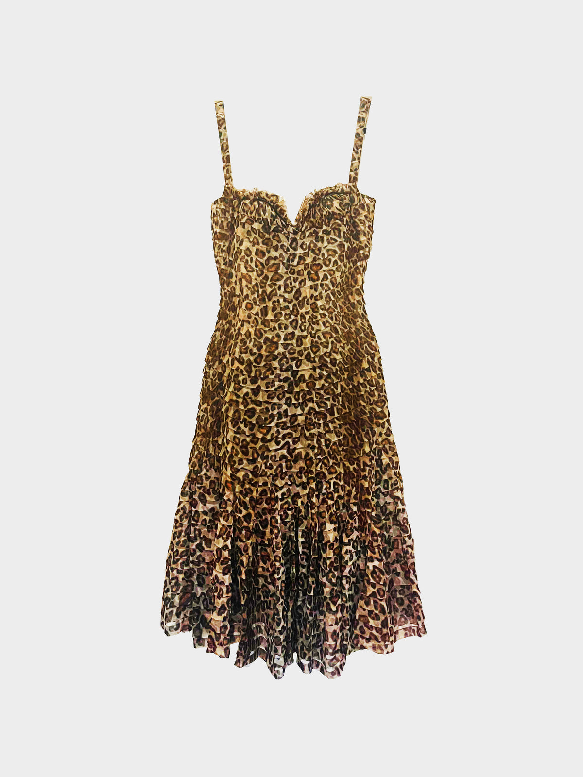 Alexander McQueen FW 2005 Leopard Print Dress