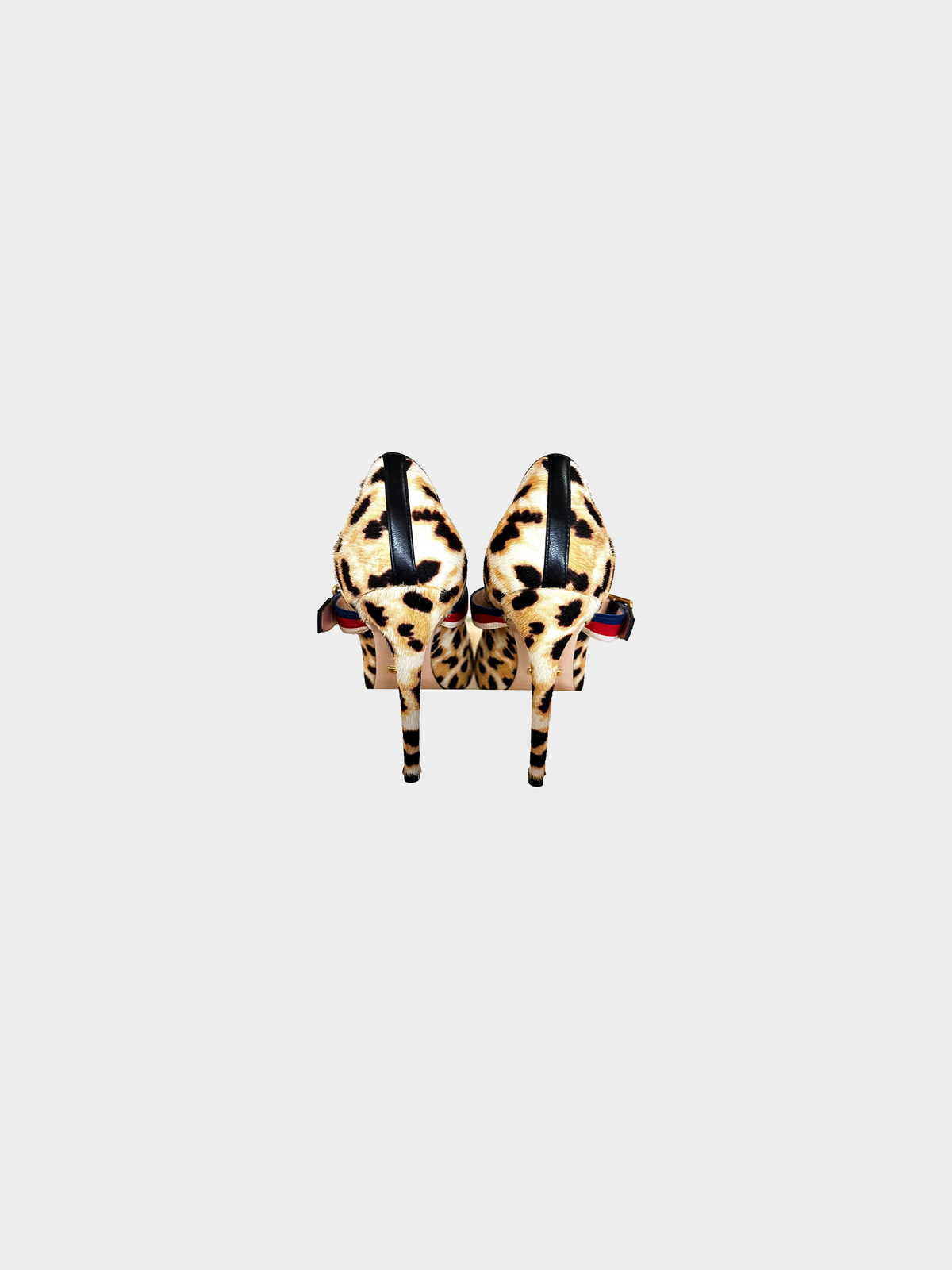 Gucci 2010s Sylvie Leopard Print Pumps