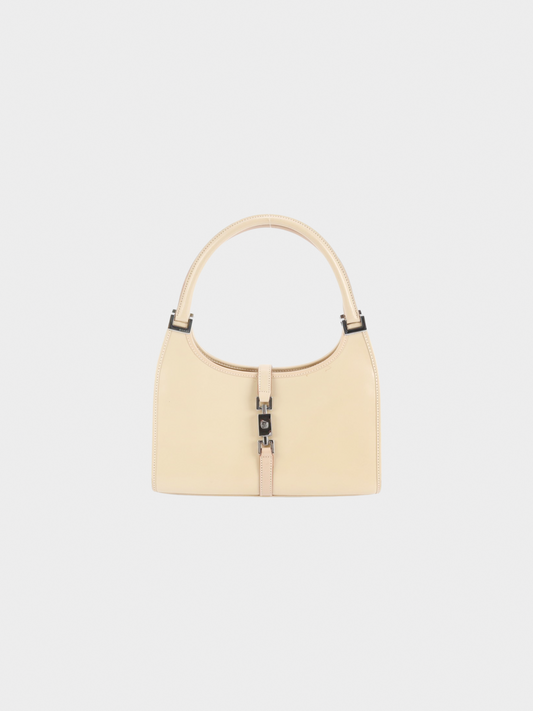Gucci 2000s Beige Leather Jackie Bag