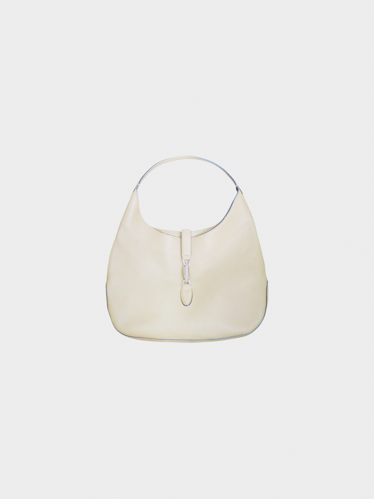 Gucci 2000s Nude Maxi Leather Jackie Shoulder Bag