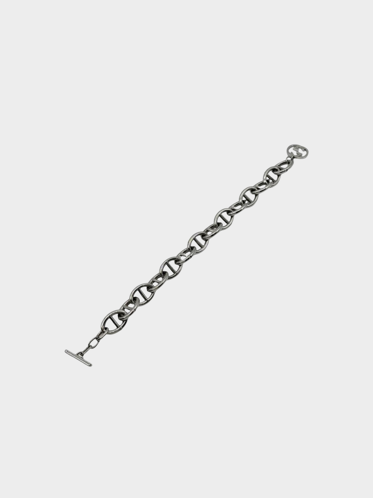 Gucci by Tom Ford 1990s Silver Chain D'Ancre Bracelet