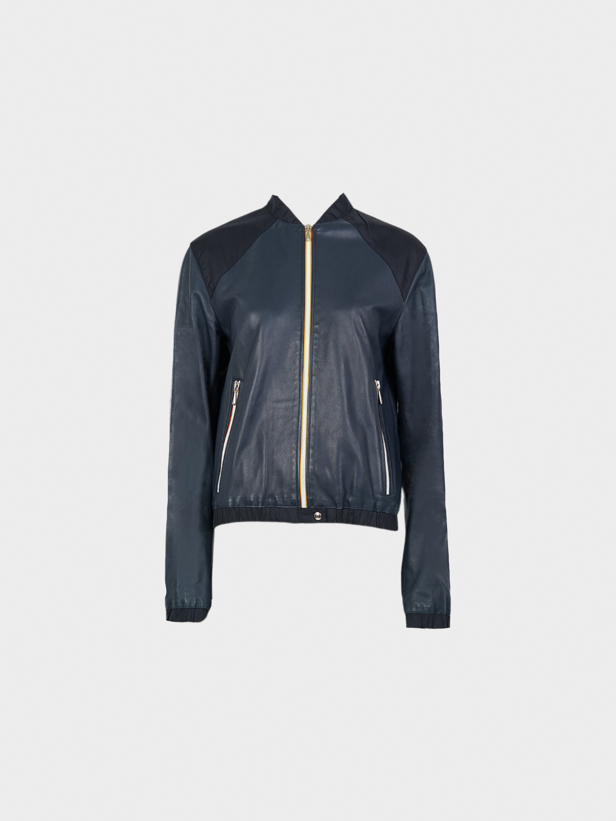 Miu Miu SS 2000 Navy Leather Jacket