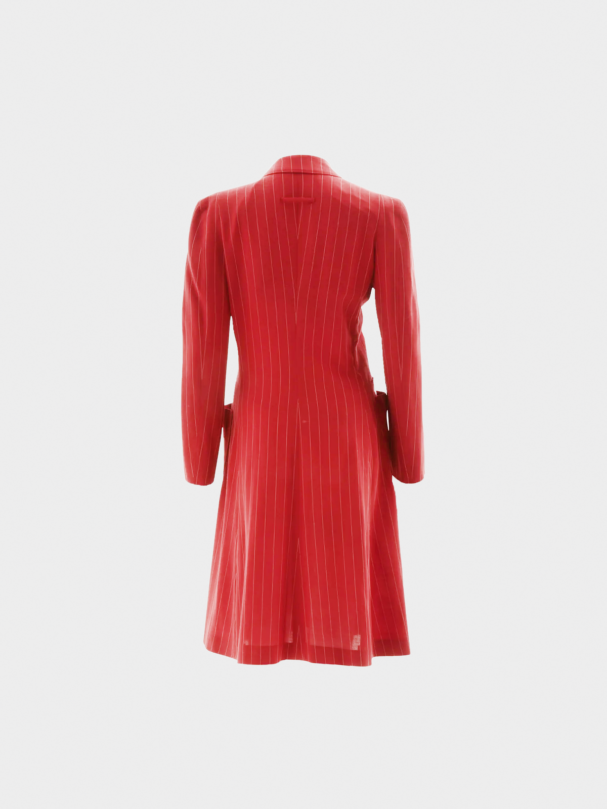 Jean Paul Gaultier SS 1993 Red Pinstripe Wool Jacket