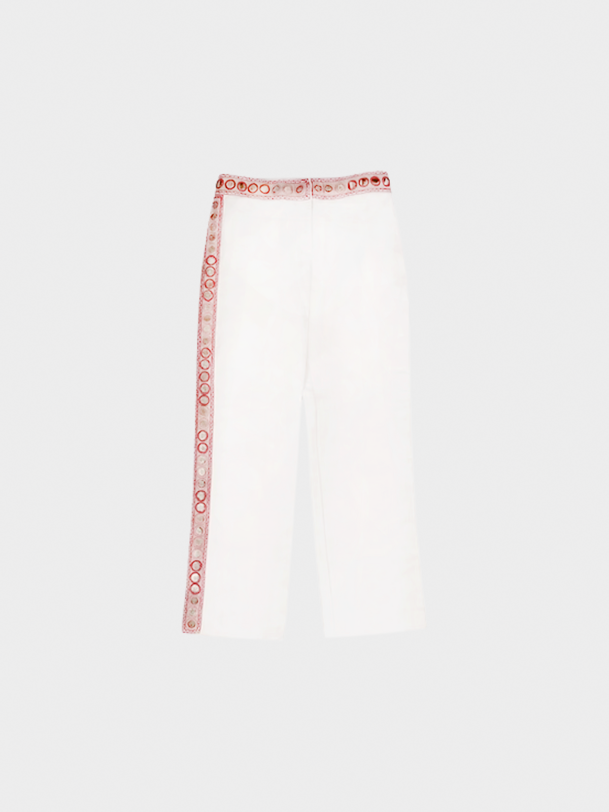 Alexander Mcqueen SS 2003 White Mirror Pants