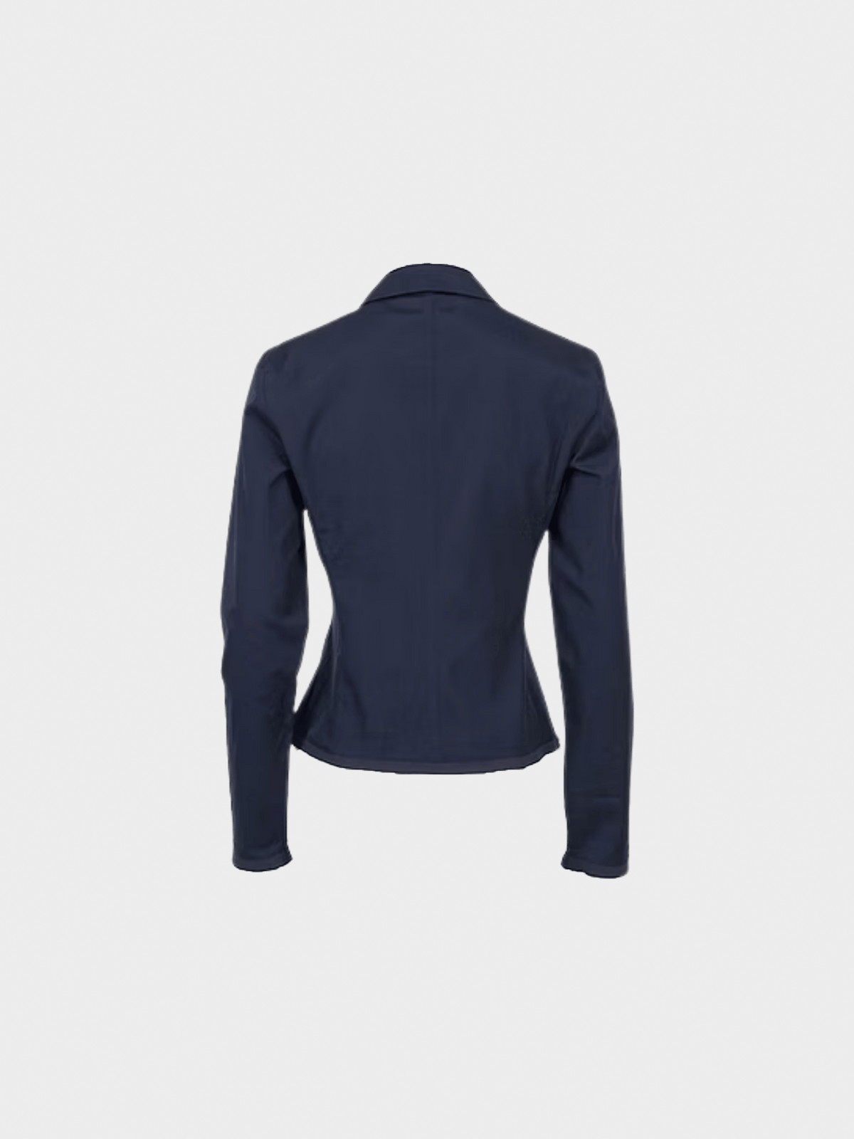 Miu Miu SS 2000 Navy Nylon Zipped Top