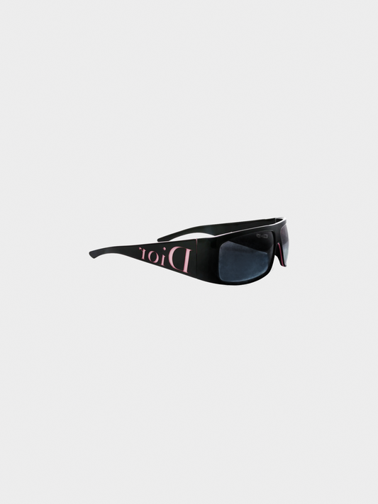 Christian Dior 2000s Black and Pink Sunglasses
