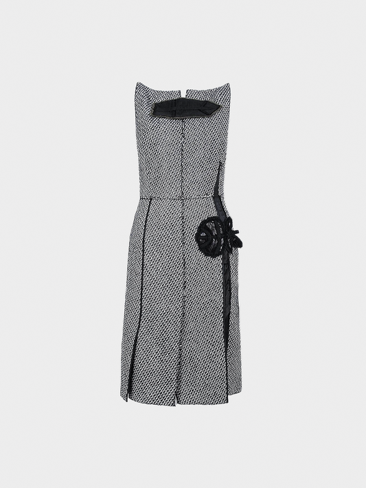 Prada FW 2003 Runway Tweed Wool Dress