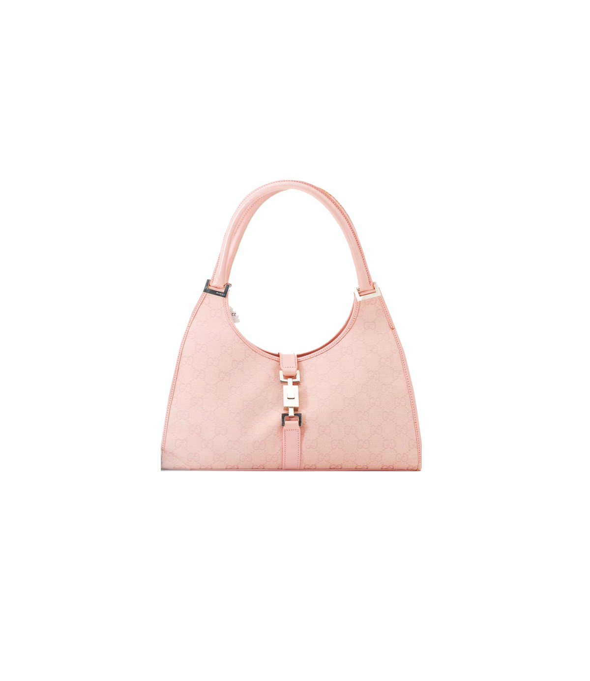 Gucci 2000s Monogram Jackie Leather Handbag