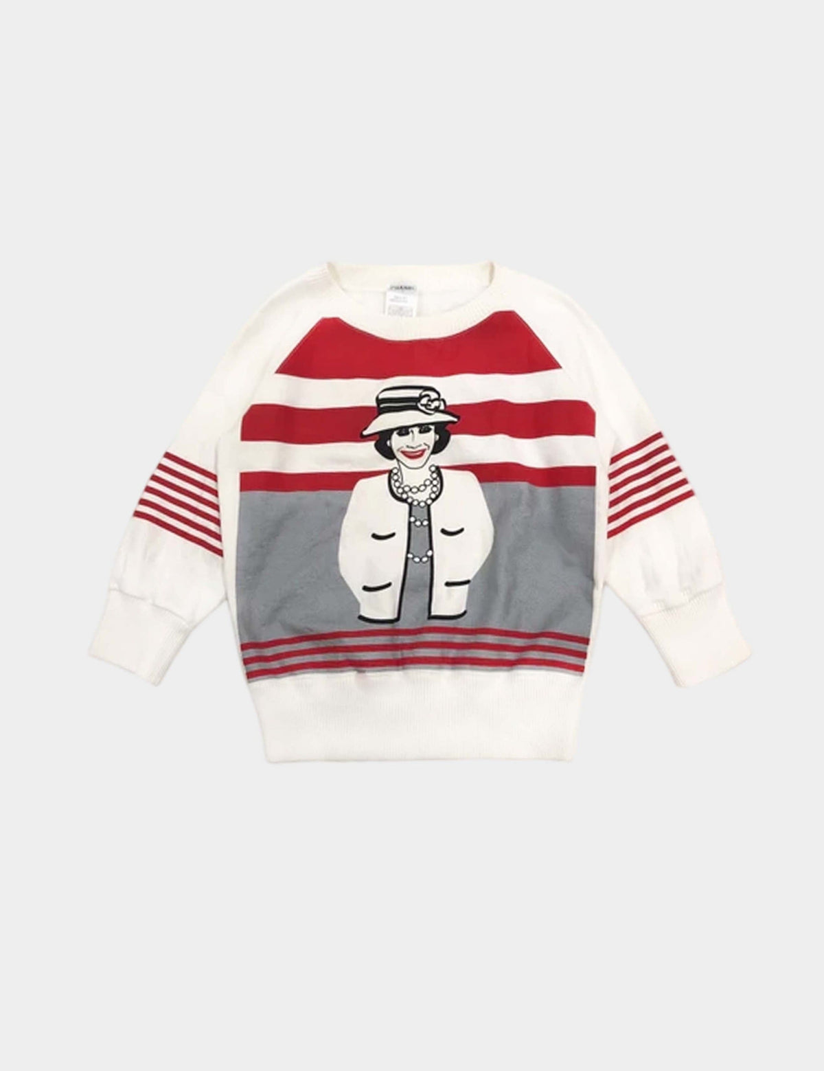 Chanel Fall 2001 Mademoiselle Long Sleeve Sweatshirt