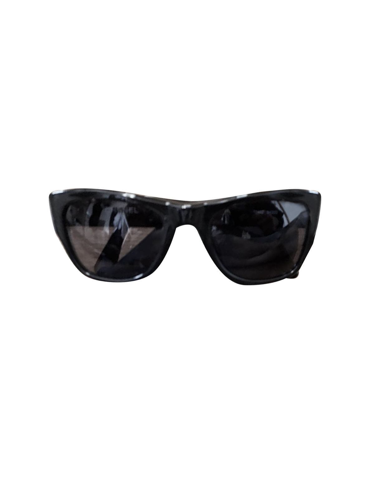 Chanel 2000s Black Cat CC Sunglasses