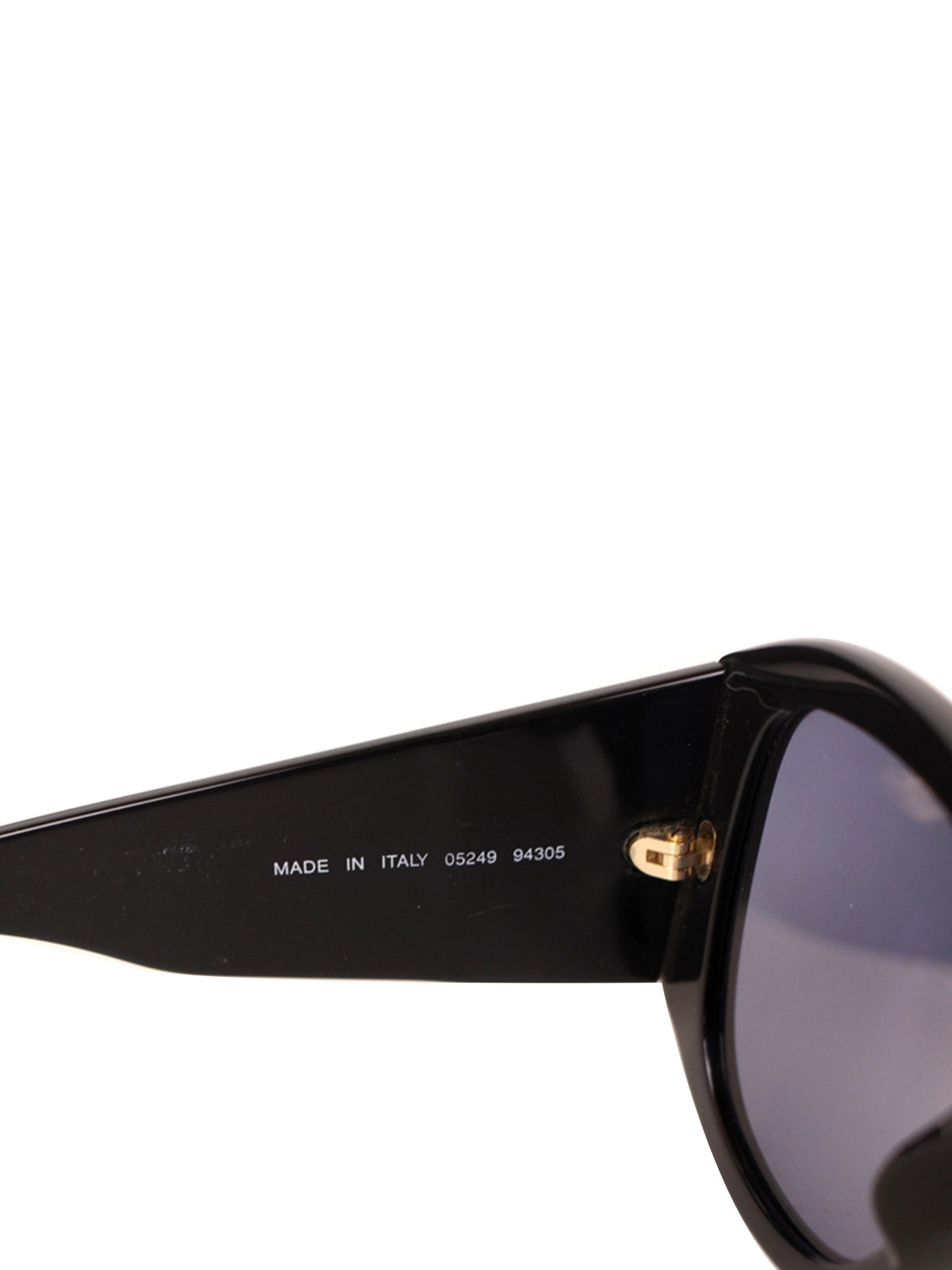Chanel Rare Purple Tinted Round Black Sunglasses