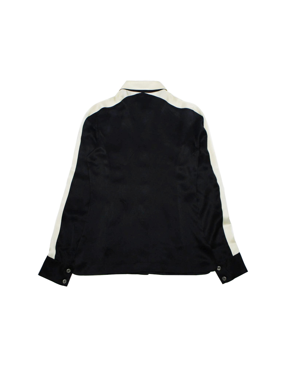 Chanel Silk Black and White Shirt