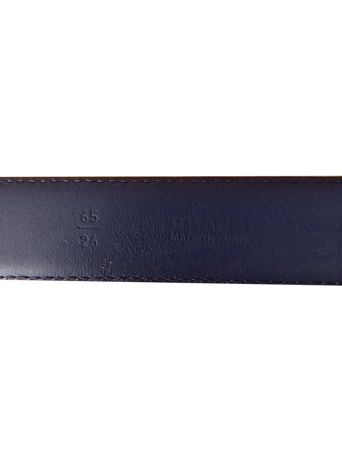 Chanel Navy and Gold Belt