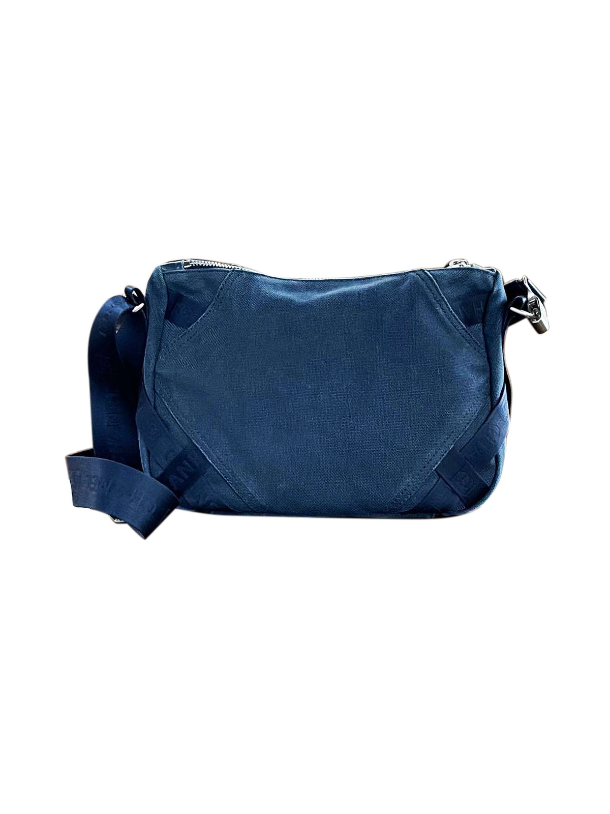 Chanel 2000s Denim Sports Messenger