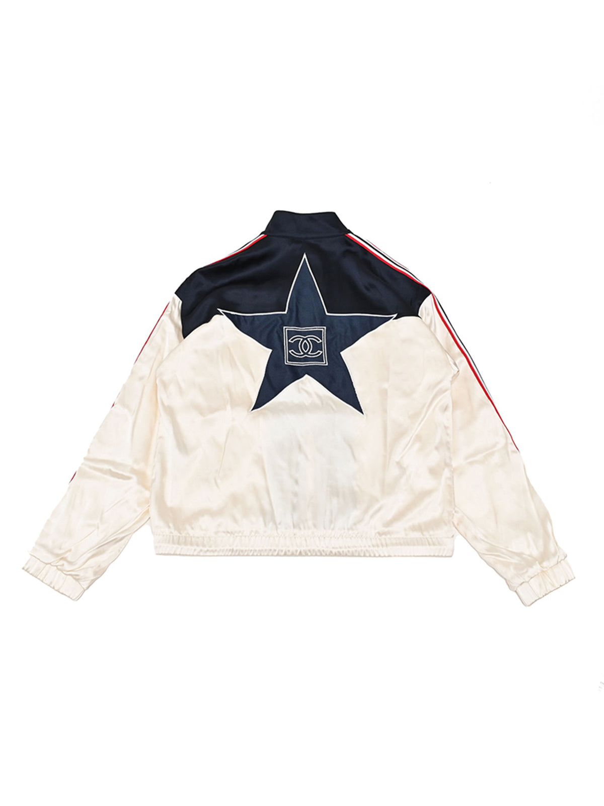 Chanel 2000s Off-White Star Sports Rare Bomber