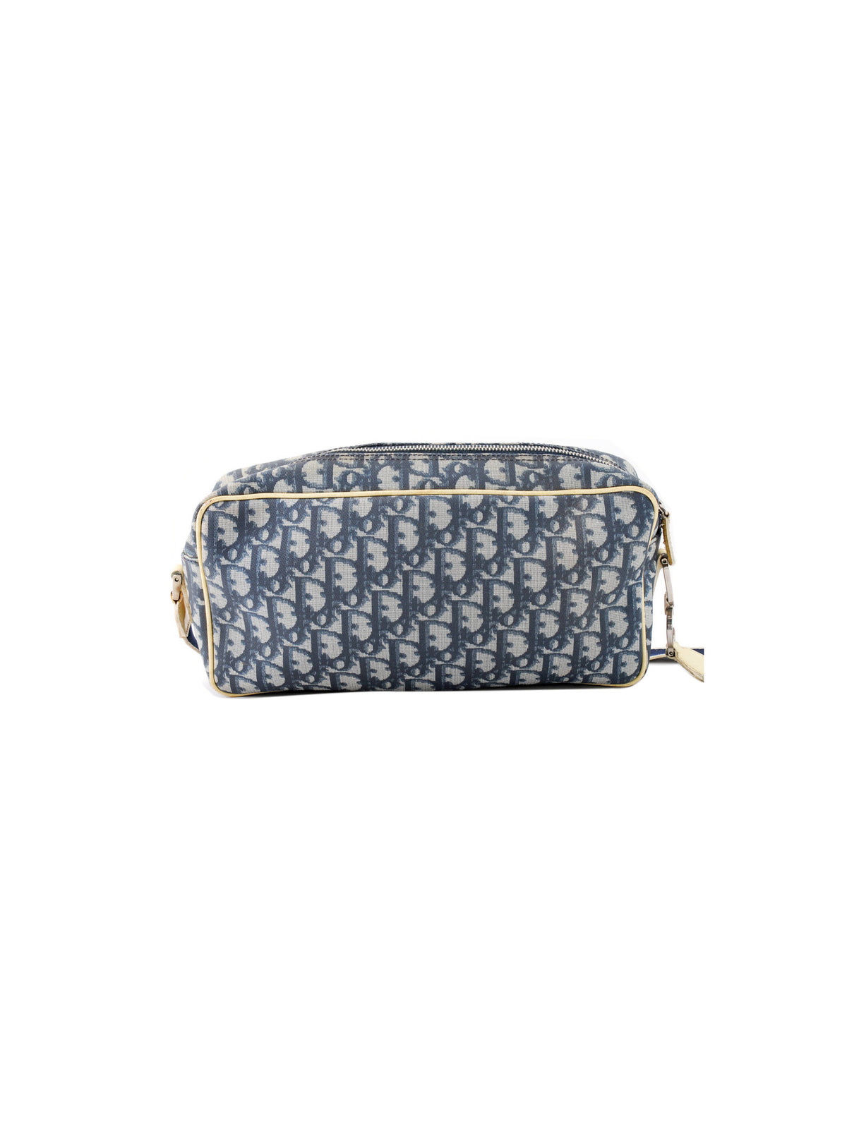 Christian Dior 2000s Blue Diorissimo Trotter Shoulder Bag