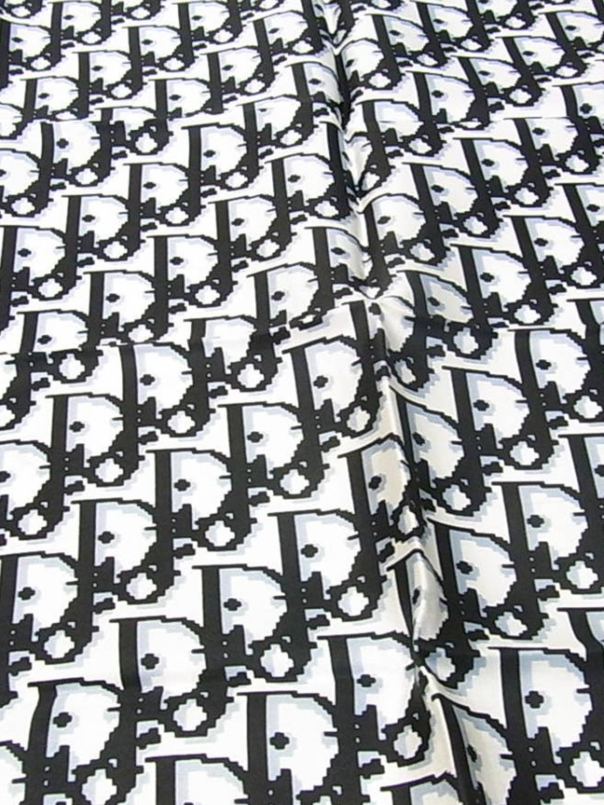 Christian Dior 2000s Black and White Scarf