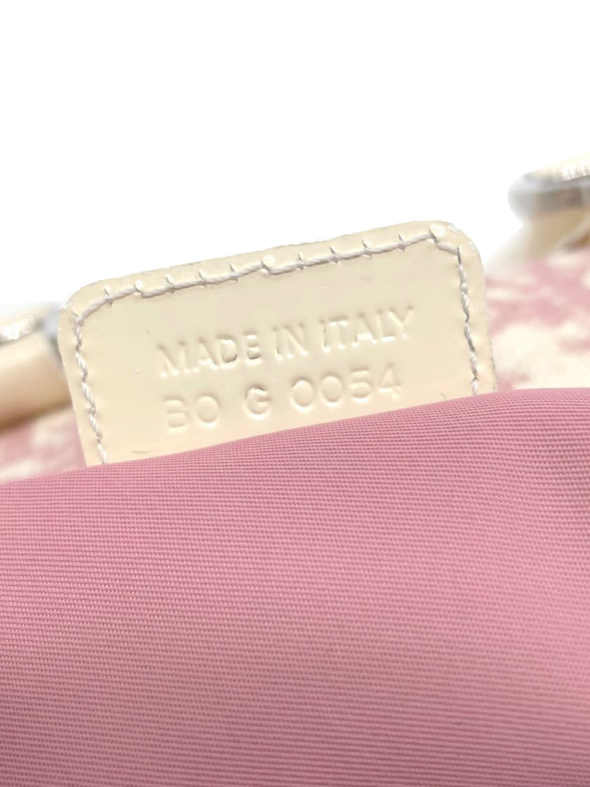 Christian Dior 2000s Pink Trotter Lock Boston Bag