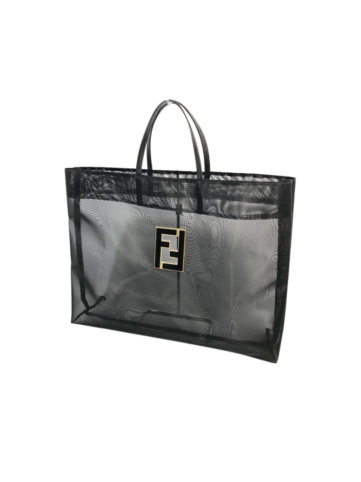 Fendi Black 2000s Sheer Nylon Tote