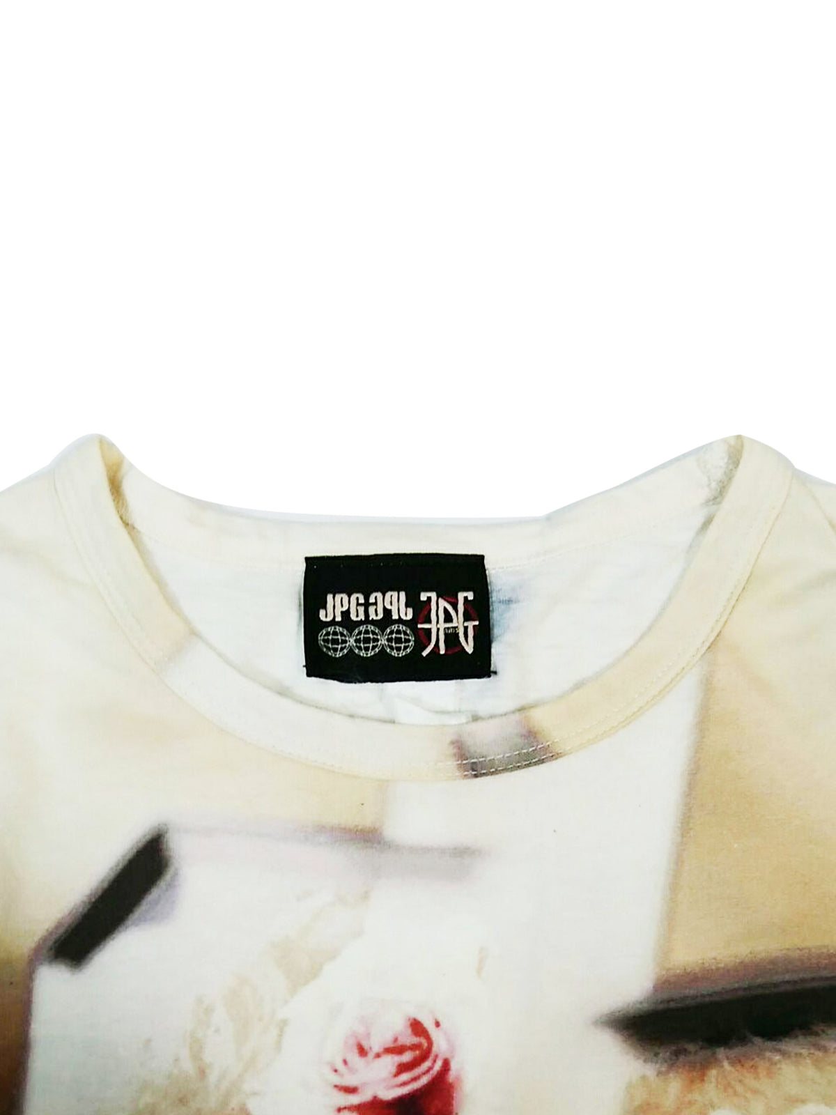 Jean Paul Gaultier 2000s Multi-Faces Beige Shirt