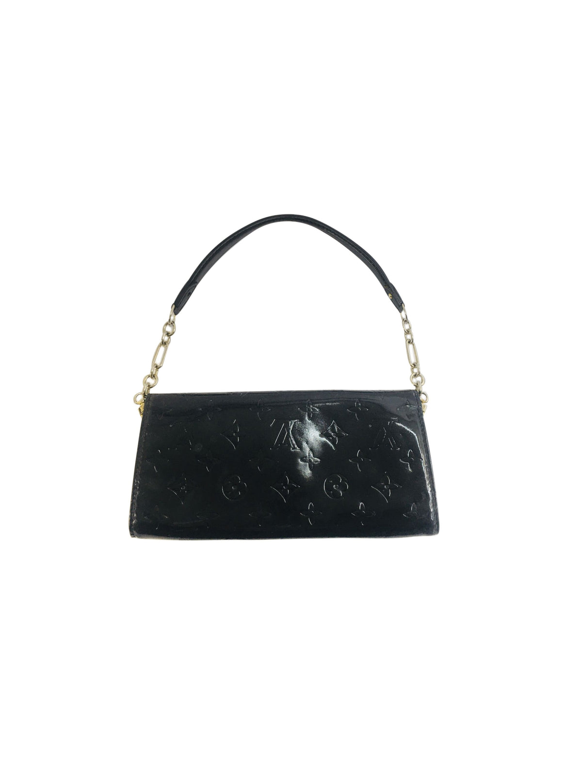 Louis Vuitton 2000s Black Vernis Bird Leather Handbag