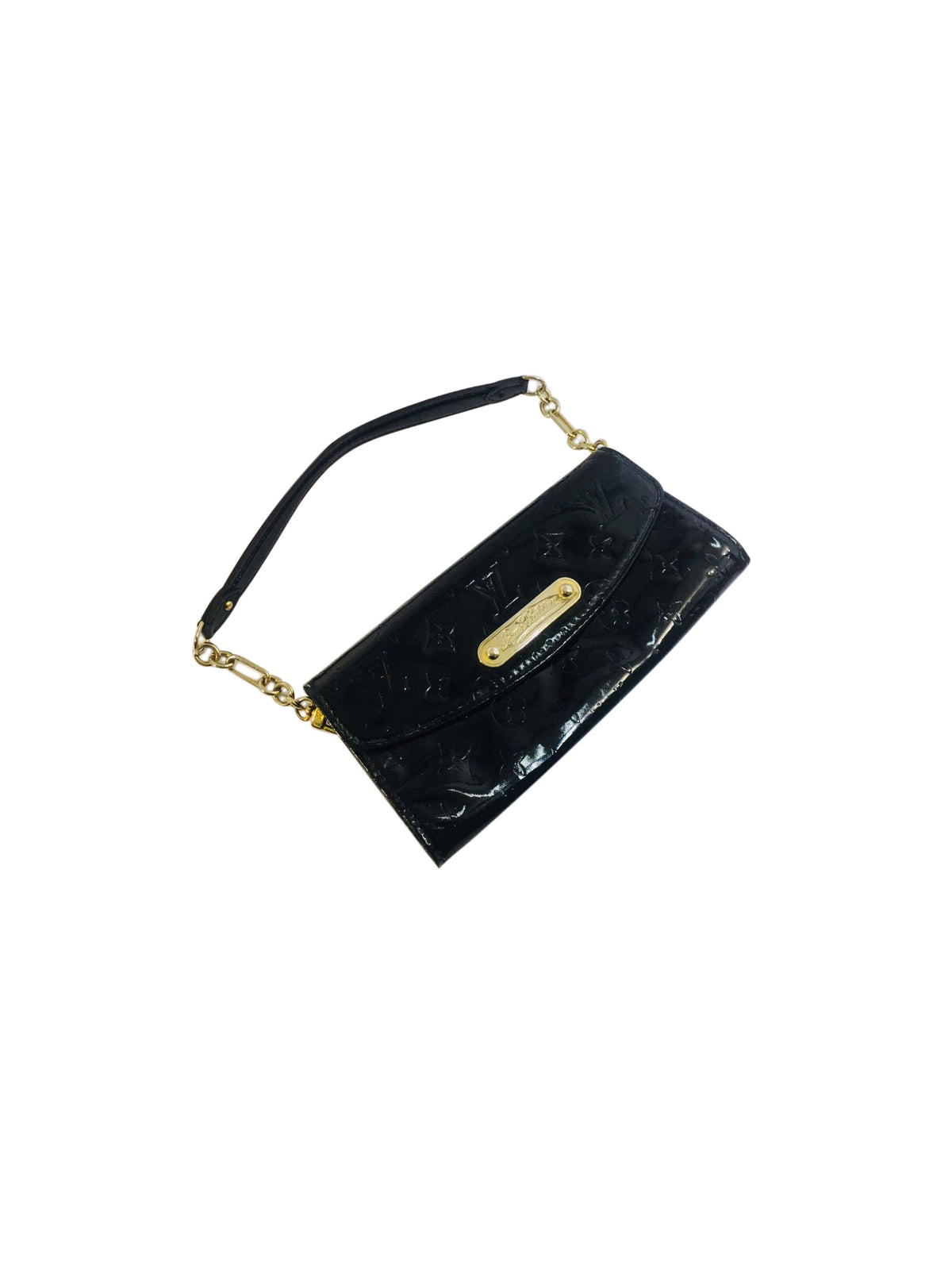 Louis Vuitton 2000s Black Vernis Bird Leather Handbag