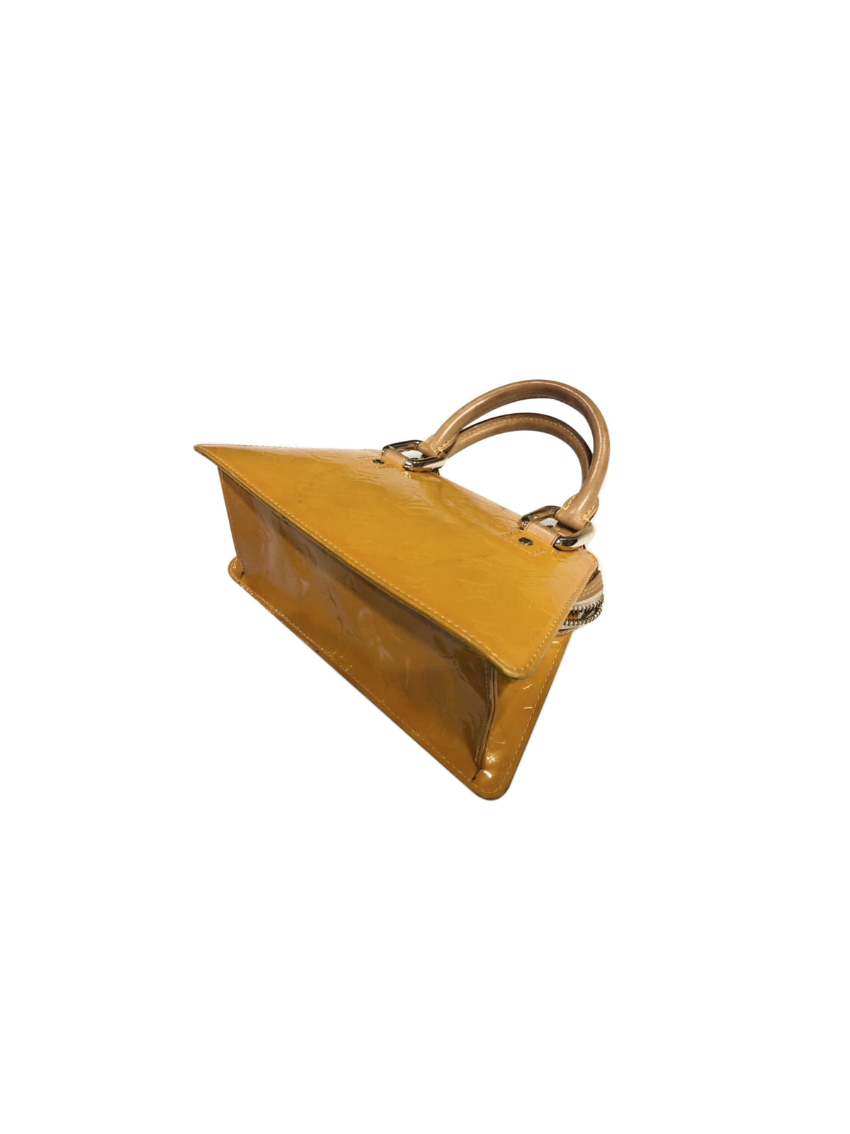 Louis Vuitton 2000s Vernis Yellow Forsyth Bag