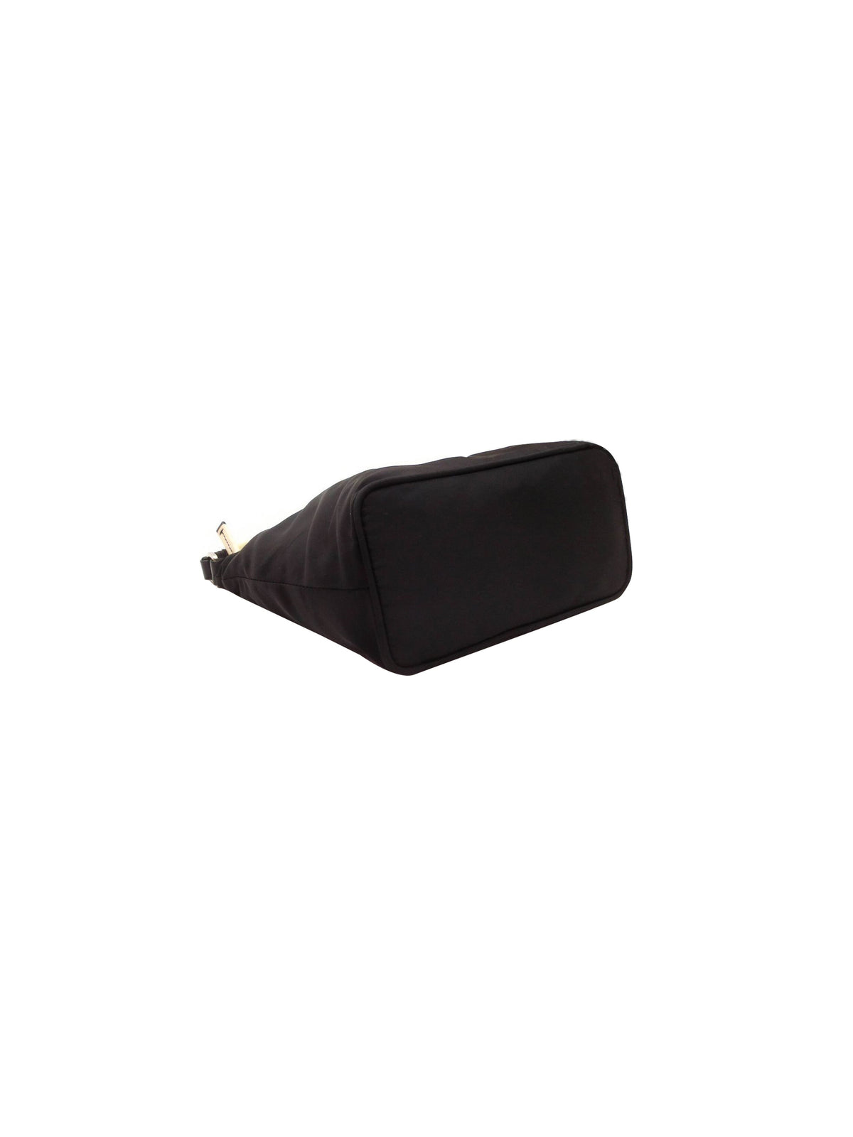 Prada 2000s Black and Beige Nylon Hand Bag