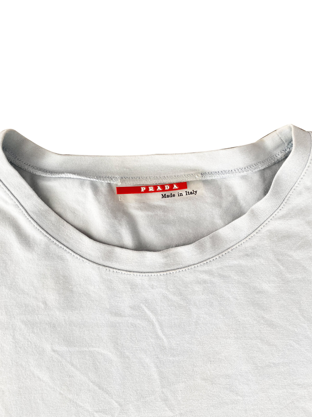 Prada 2000s Sports Light Blue Stretch Shirt