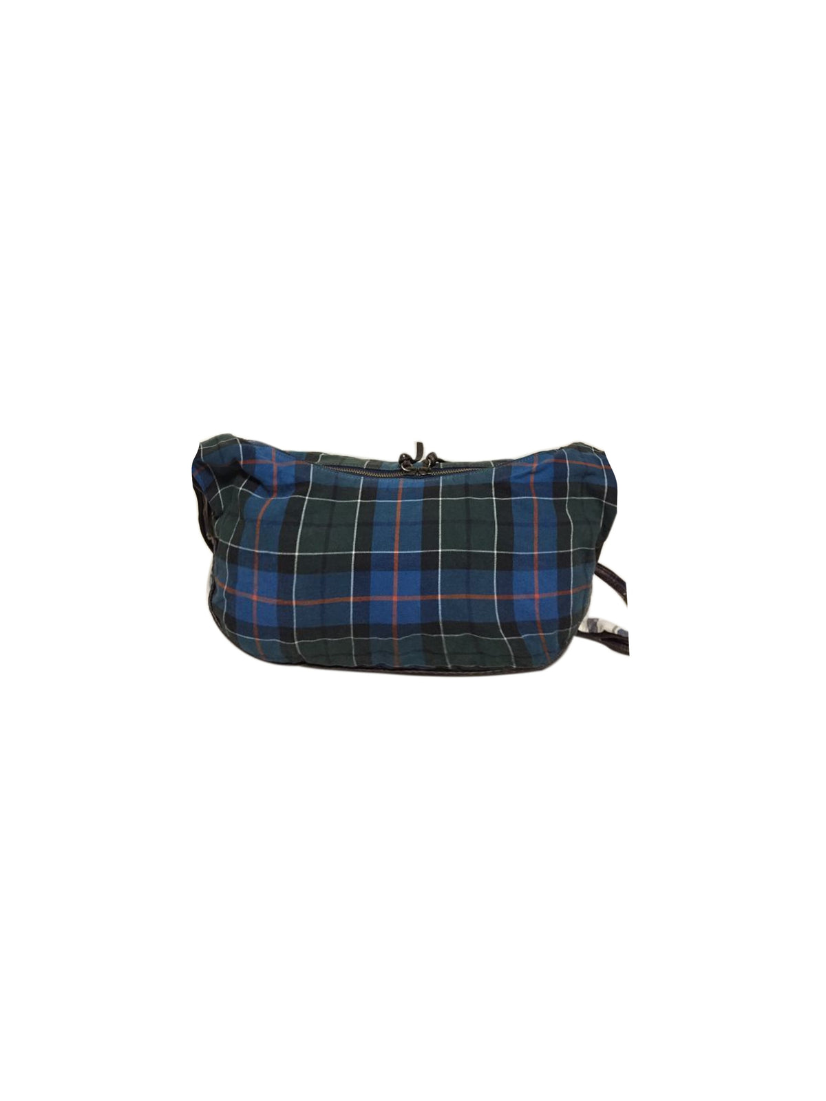 Vivienne Westwood 2000s Blue Plaid Cloth Crossbody