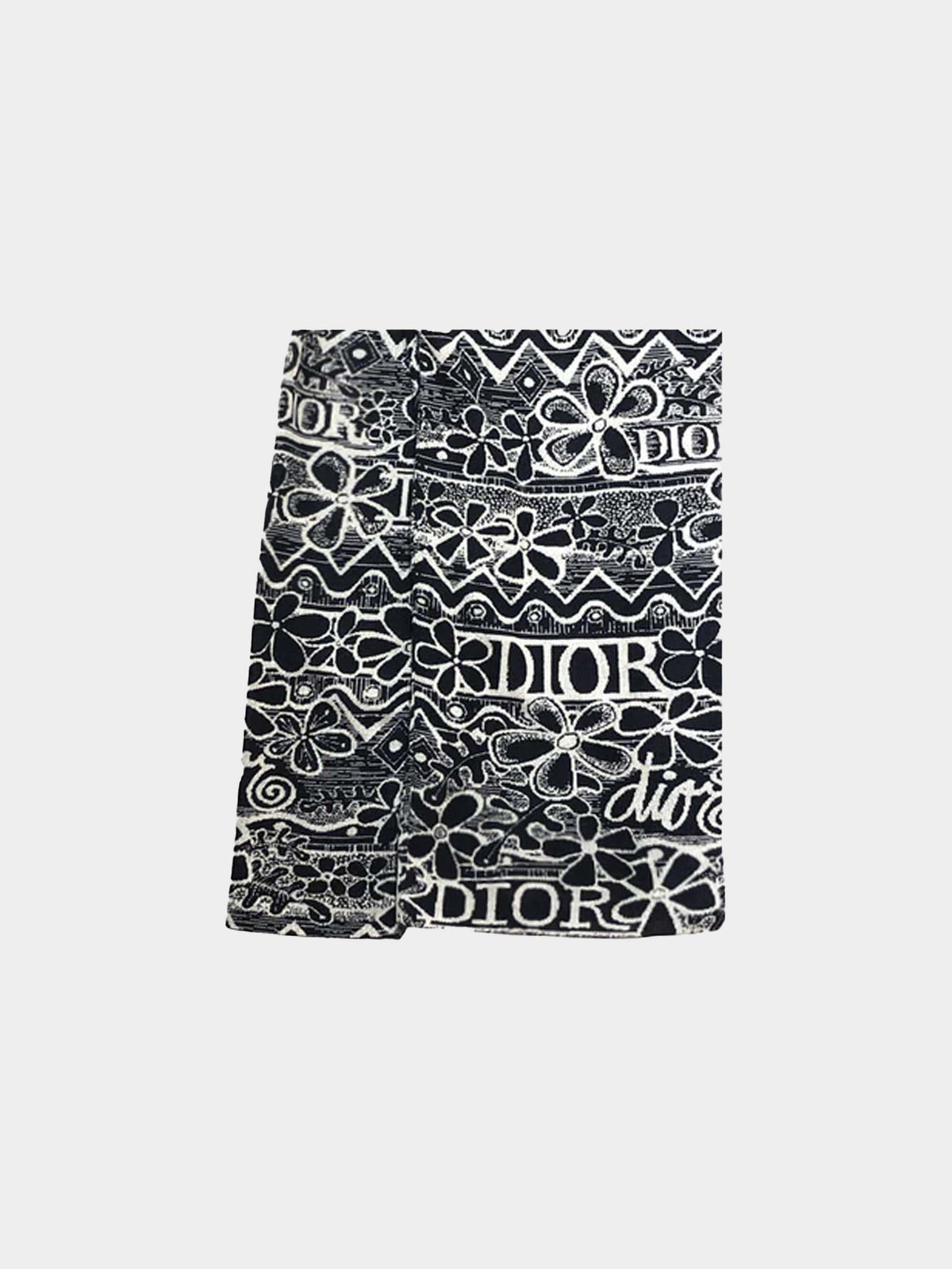 Christian Dior FW 2020 Stüssy Collaboration Navy and White Jacket