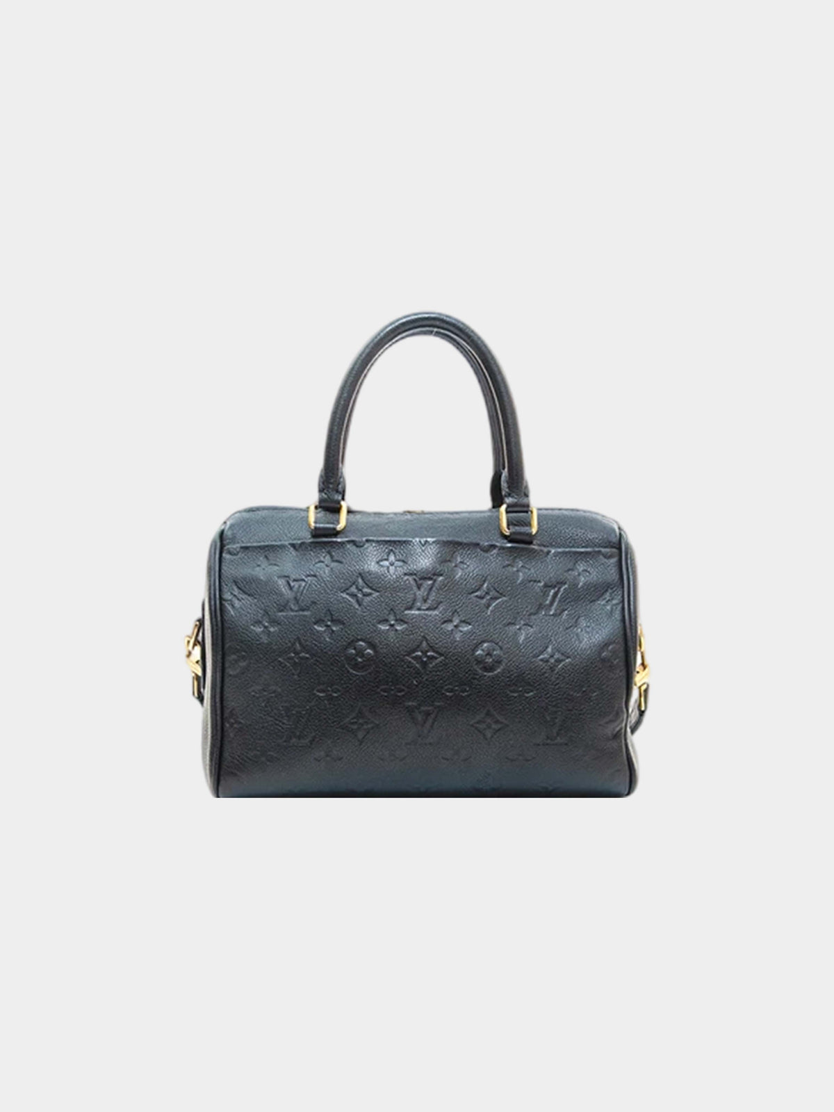 Louis Vuitton 2017 Black Speedy Bandouliere Handbag