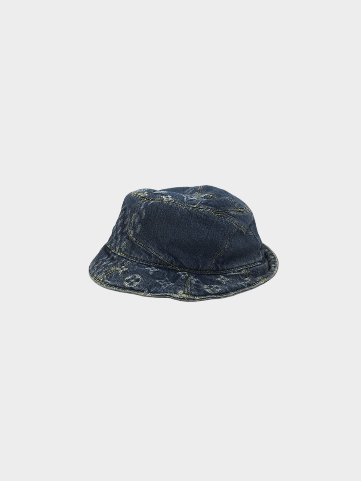Louis Vuitton 2005 Denim Monogram Bucket Hat