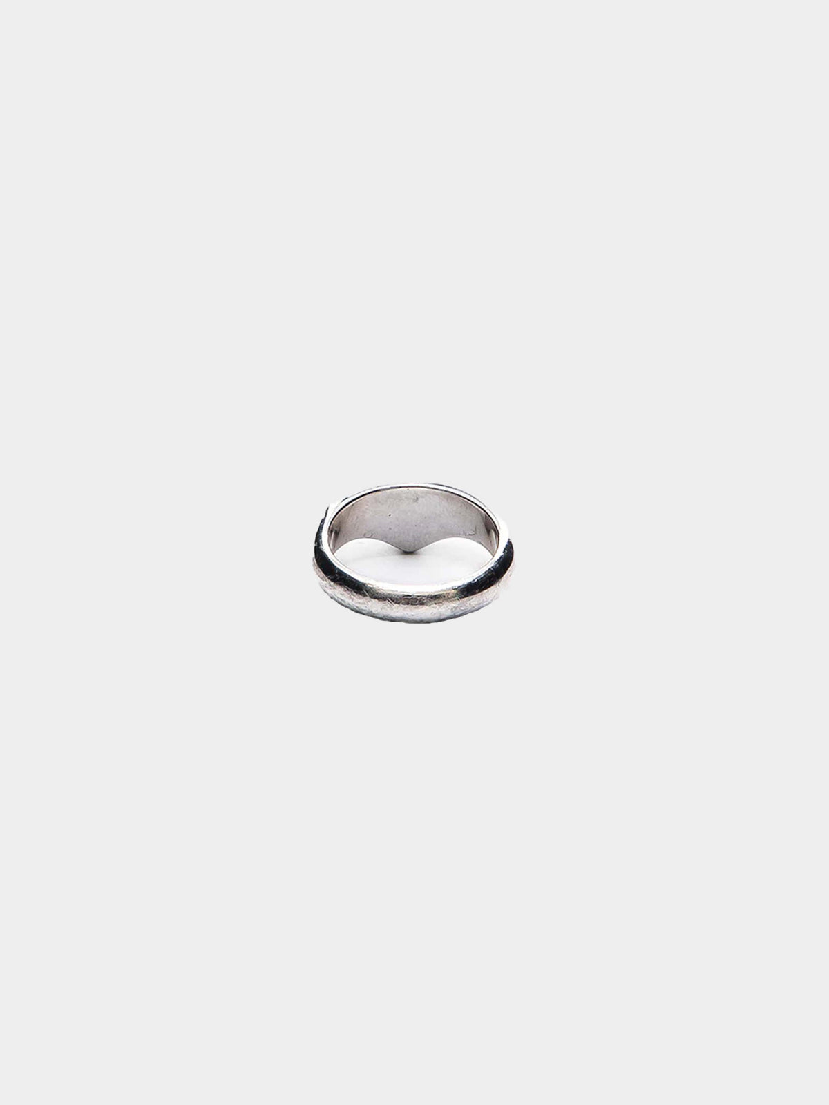 Prada 2010s Triangle Logo Ring