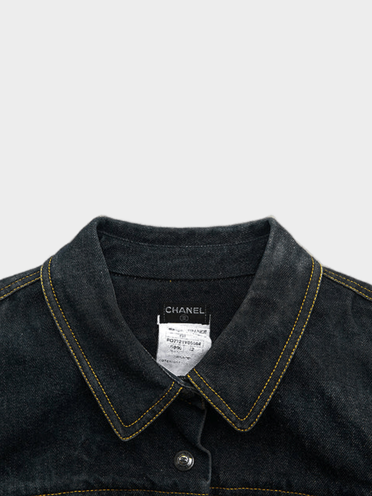Chanel 1997 AW Denim Button Up Top