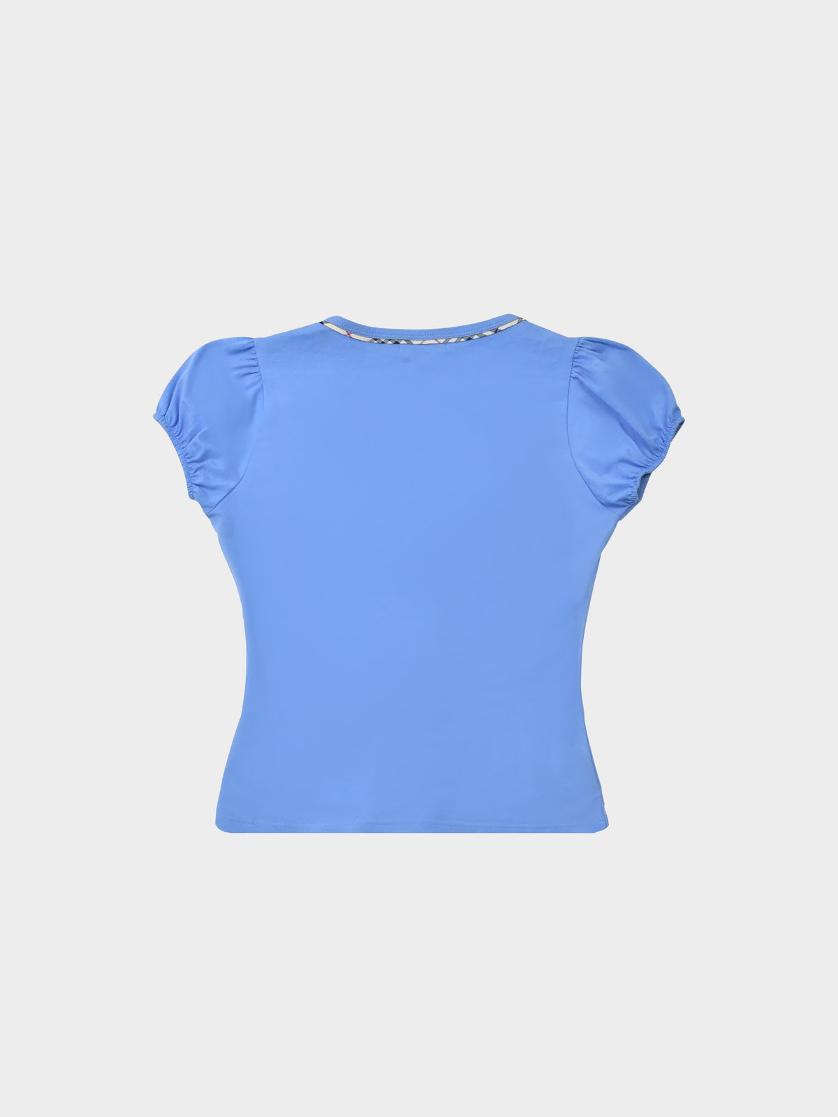 Burberry 2000s Blue Novacheck Top