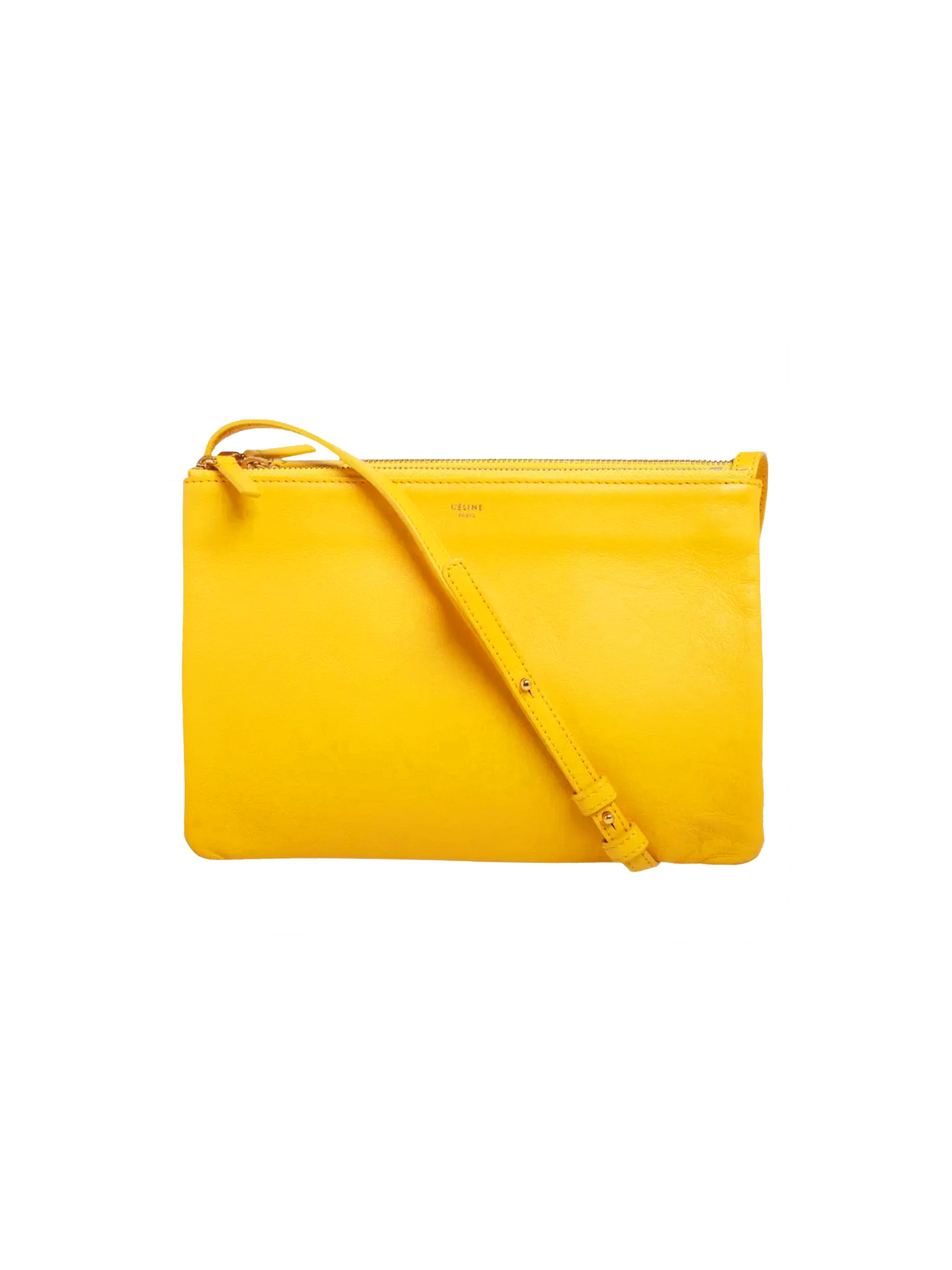 Céline by Pheobe Philo 2015 Yellow Trio Bag