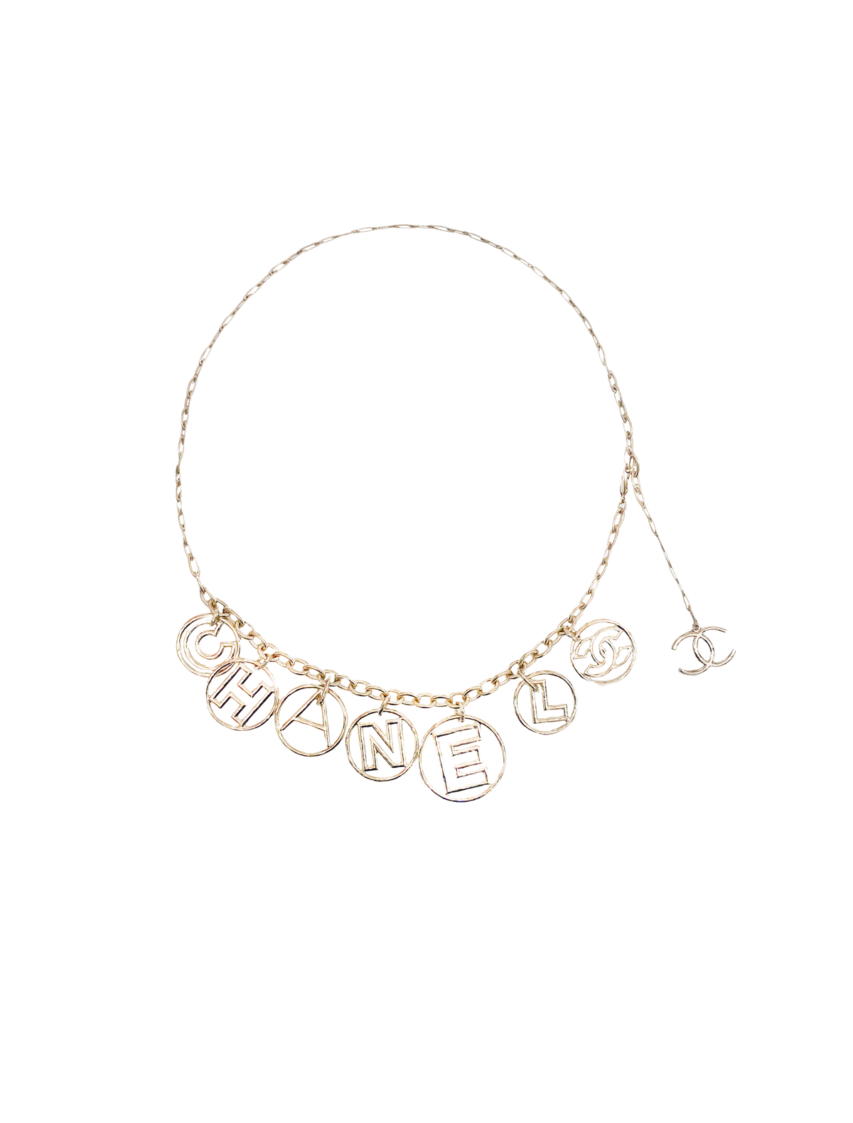 Chanel 2017 Cruise Cuba Logo Chain Belt