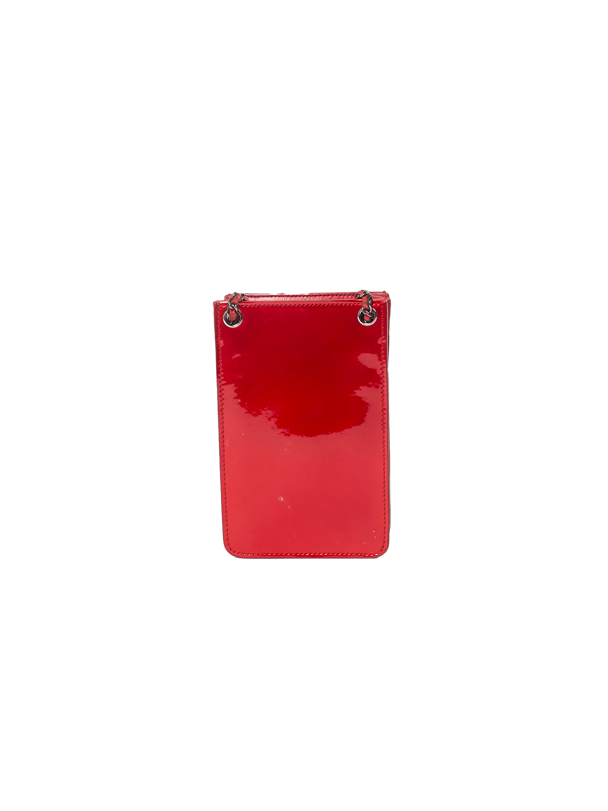 Chanel Spring Summer 2014 Red Chain Phone Holder