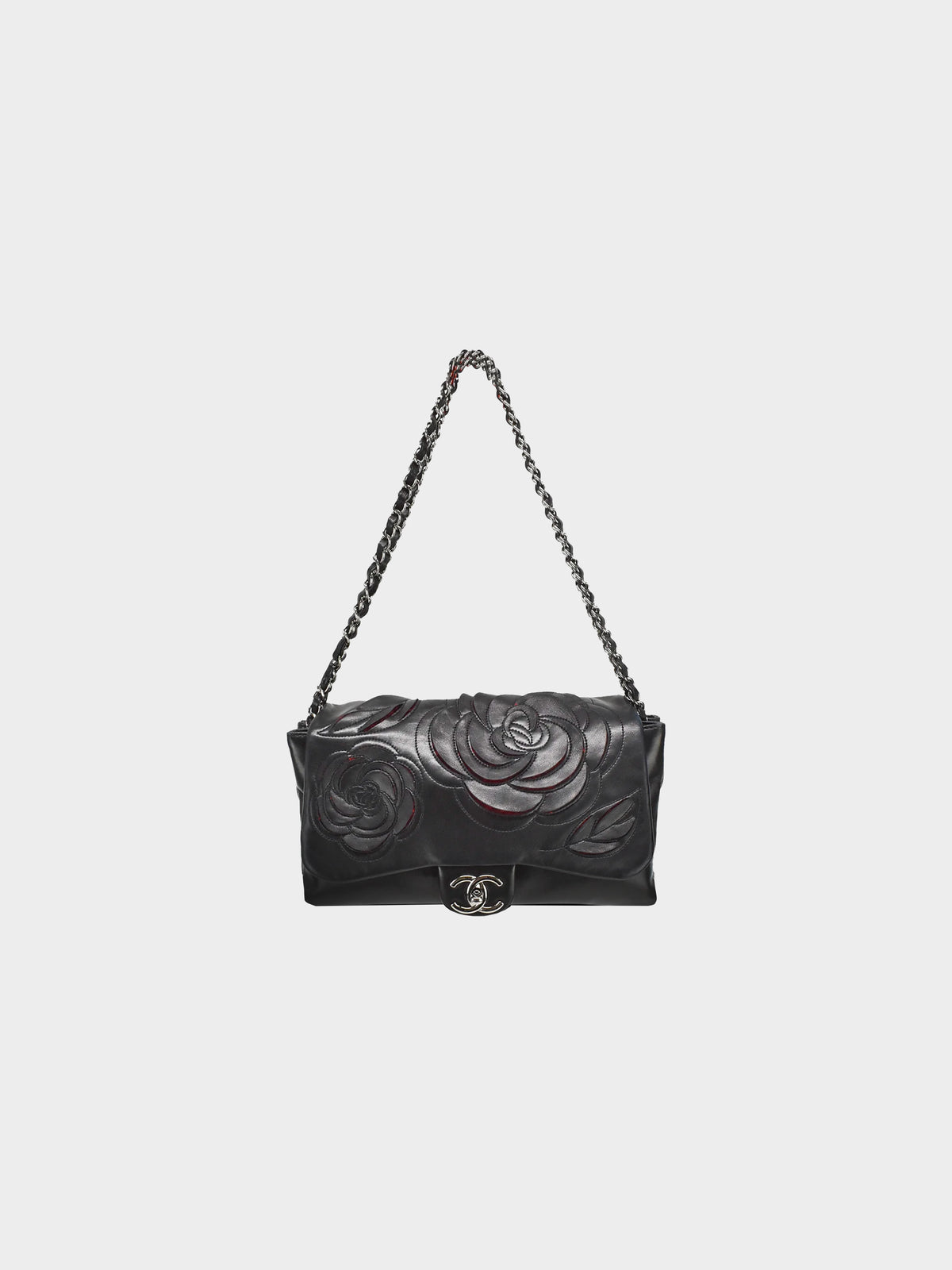 Chanel FW2010 Paris Shanghai Camellia Flap Bag