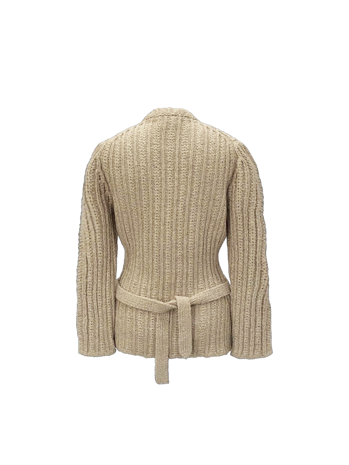 Chanel 2000s Belted Knit Sweater