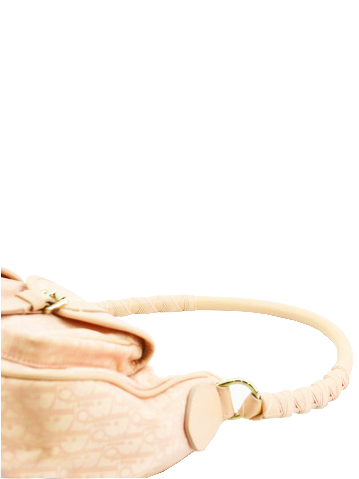 Christian Dior 2000s Pink Trotter Cannage One Shoulder Bag