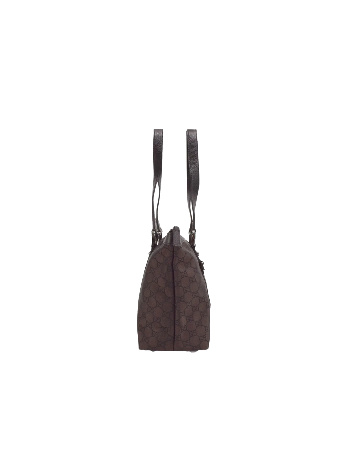 Gucci 2010s Brown Monogram Abbey Tote Bag