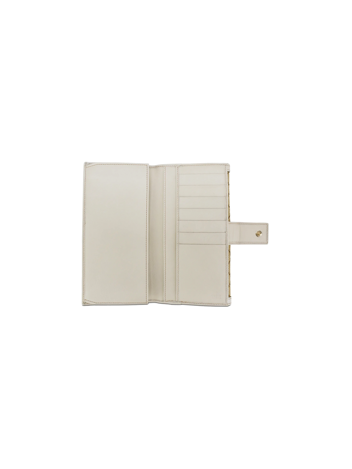 Gucci 2010s Monogram Logo Continental Wallet