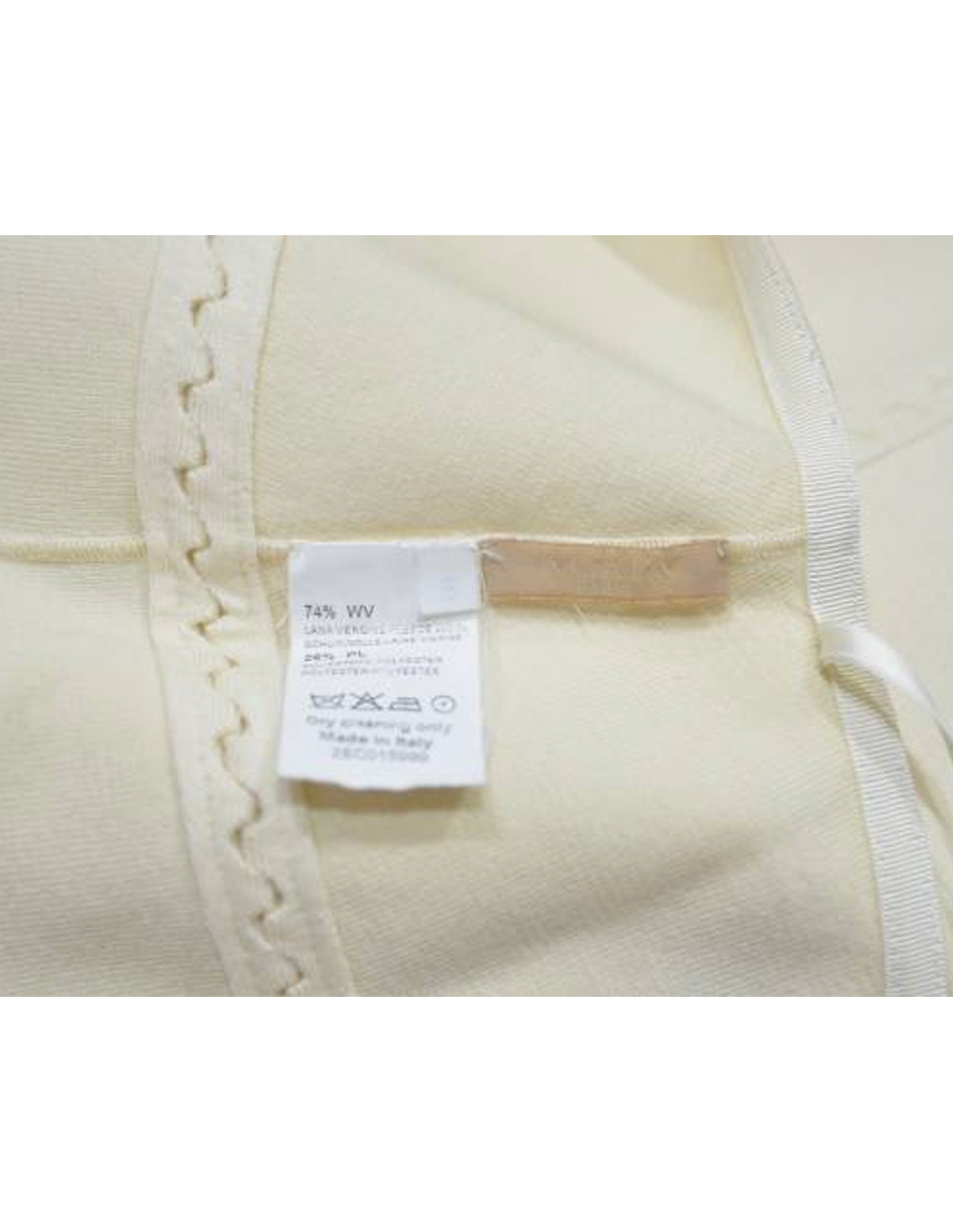Alaïa 1990s Knit Cream Skirt