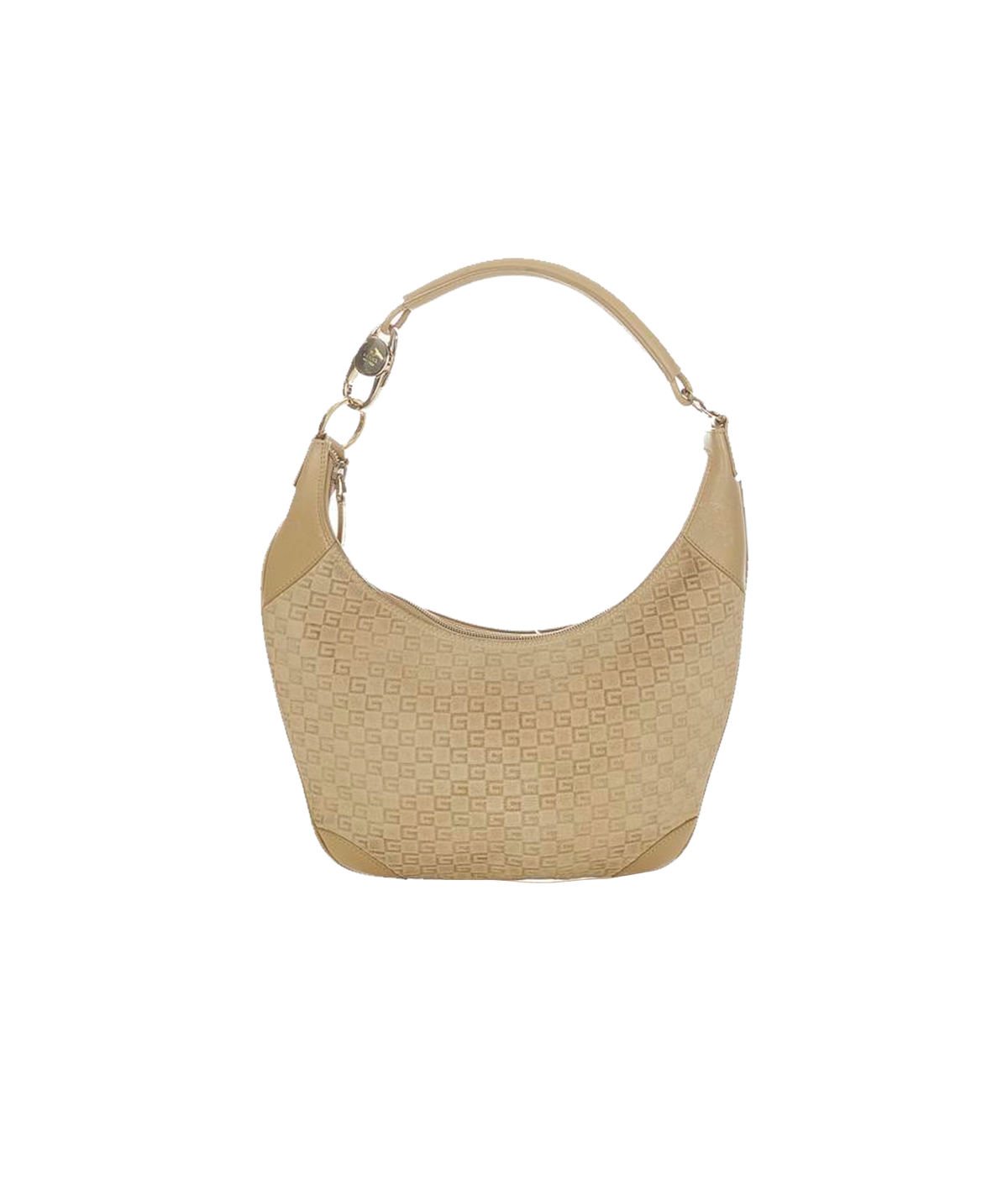 Gucci 1990s Suede Beige Shoulder Bag